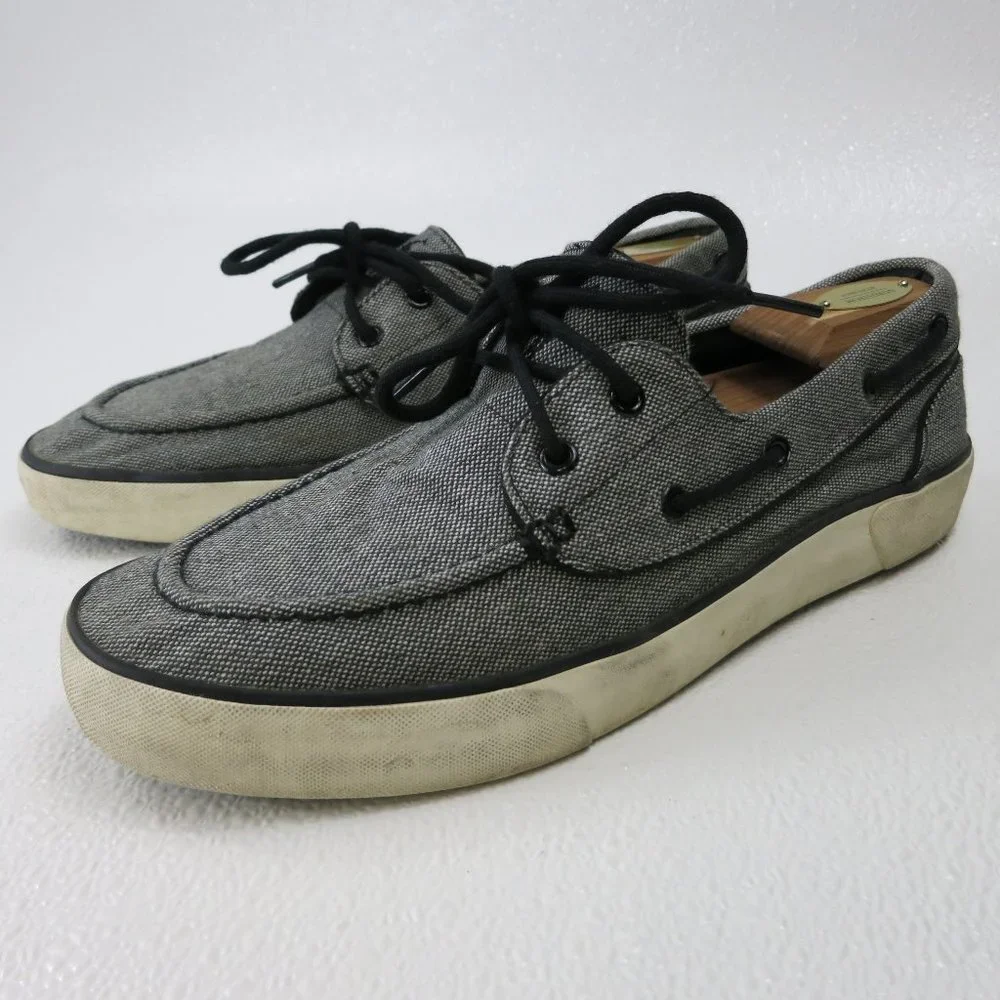 Polo Ralph Lauren Lander Canvas Boat Shoes Men's Casual Footwear Shoes Sz 11.5